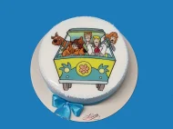 Tort cu Poza Scooby Doo
