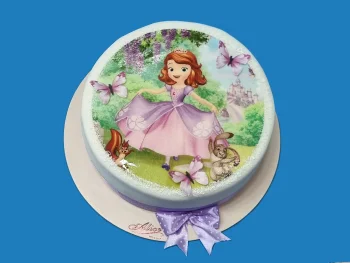 Tort cu Poza Printesa Sofia