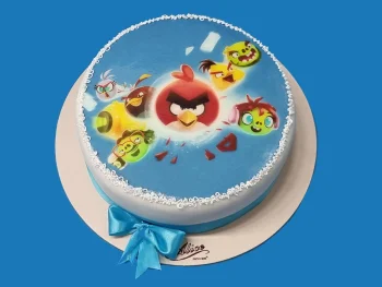 Tort cu Poza Angry Birds