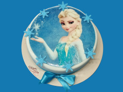 Tort cu Poza Elsa Frozen