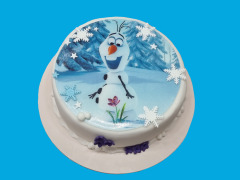 Tort cu Poza Olaf Frozen