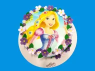Tort cu Poza Rapunzel