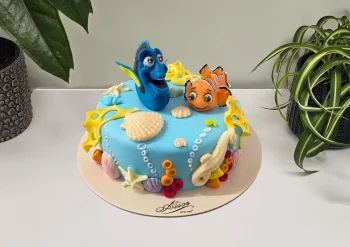 Tort cu Figurine Nemo si Dory