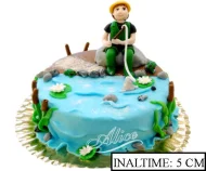 Tort cu Figurina Pescar