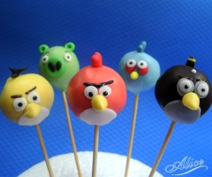 Bomboane Cakepops Angry Birds