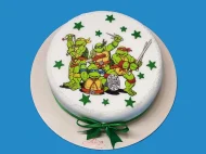 Tort cu Poza Testoasele Ninja