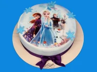 Tort cu Poza Comestibila Elsa Frozen 2