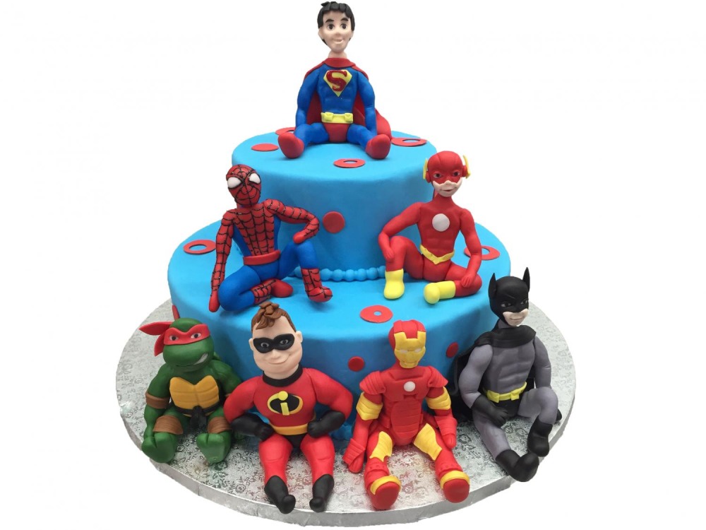 Tort Cu Figurine Supereroi