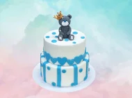 Tort de Botez cu Ursulet