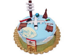 Tort cu Figurine Calatorie