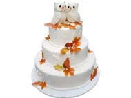 Tort de Nunta cu Bufnite