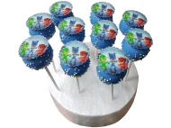 Bomboane Cakepops cu Poze Eroi in Pijamale