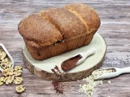 Cozonac DE POST cu Umplutura cu Nuca si Cacao