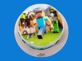 Tort cu Poza Minecraft