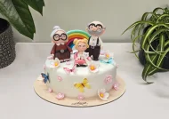 Tort cu Figurine Comestibile Bunici