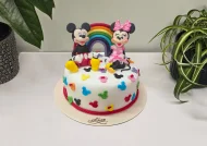 Tort cu Figurine  Mickey si Minnie