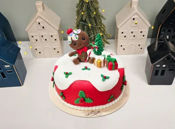 Tort Iarna cu Figurina Turta Dulce