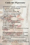 Oferta Candy Bar 30 de persoane