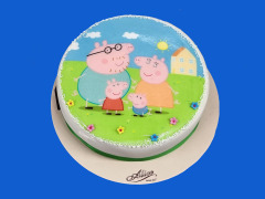 Tort cu Poza Peppa Pig