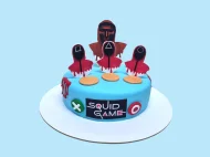 Tort cu Poze Squid Game