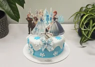 Tort cu Poze Elsa si Regatul de Gheata