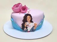 Tort cu Poza Fashion Girl