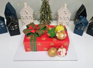 Tort Iarna Cadou cu Globuri