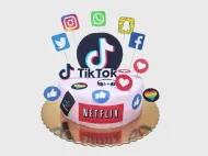 Tort cu Poze Tik Tok