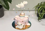 Tort cu Figurine Unicorni