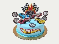 Tort cu Poze Hot Wheels