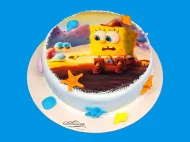 Tort cu Poza Sponge Bob