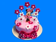Tort cu poza Minnie Mouse