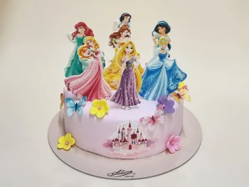 Tort cu Poze Printese Disney