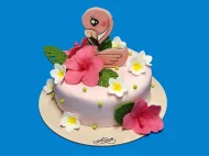 Tort cu Poza Flamingo