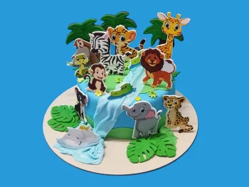 Tort cu poze Jungla