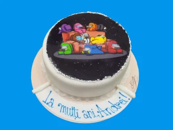 Tort cu Poza Comestibila Among Us