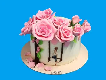 Tort Copac cu Flori