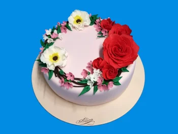 Tort Ghirlanda cu Flori