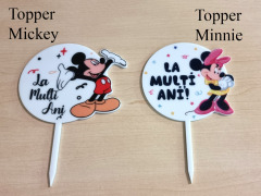 Cake Topper Mickey sau Minnie