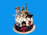 Tort cu poze Ladybug