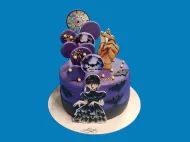 Tort cu poze Wednesday Addams