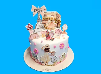 Tort cu poze Lady Paris