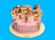 Tort cu Poze Fetite Roblox