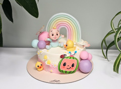 Tort cu Figurine Coco Melon