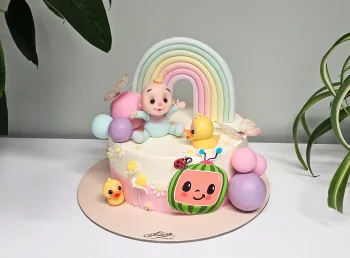 Tort cu Figurine Coco Melon