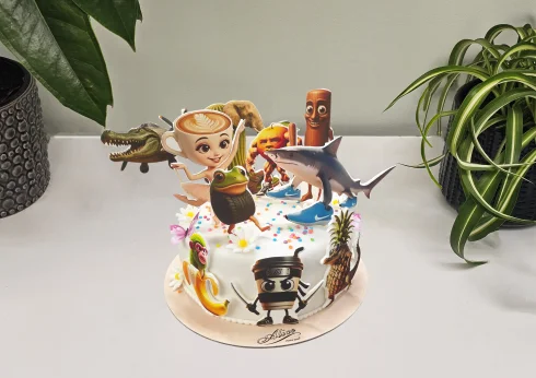 Tort cu Poze Brain Rot