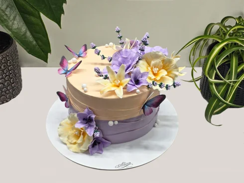 Tort cu Flori Hibiscus