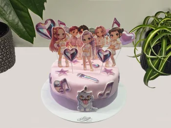 Tort cu Poze Mini Huntrix