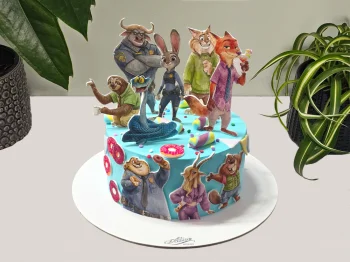 Tort cu Poze Zootropolis