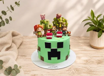 Tort cu foto Minecraft